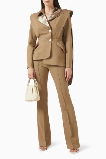 Straight-fit Pants in Gabardine
