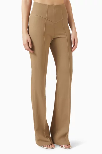Straight-fit Pants in Gabardine