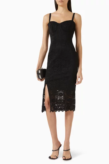 فستان سيمد لاشي بقصة مستقيمة