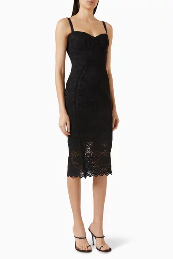 فستان سيمد لاشي بقصة مستقيمة