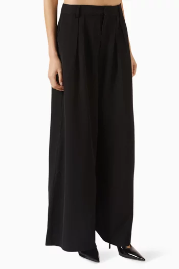 Pleaty Wide-leg Pants