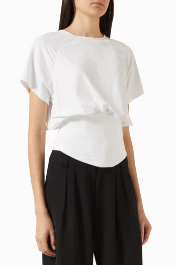 تي شيرت بمشد بأربطة