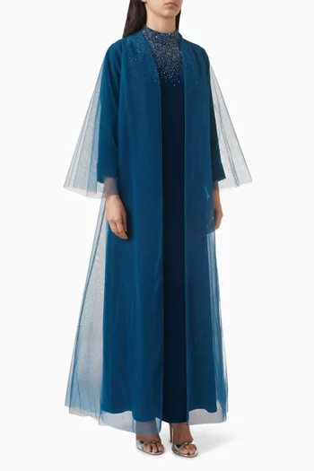 طقم عباية مخمل، 3 قطع