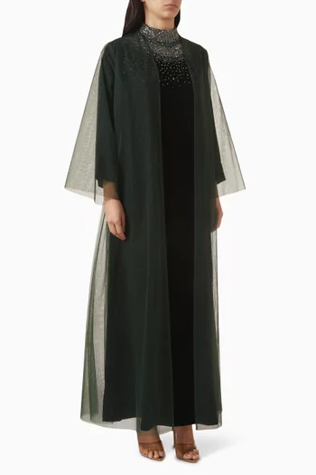 طقم عباية مخمل، 3 قطع