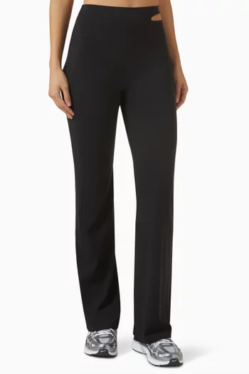 Zenvy High-Waist Flared Leggings