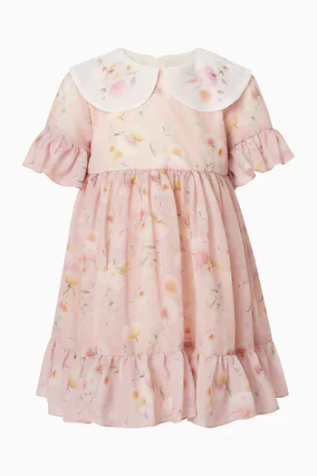 Floral Dress in Chiffon