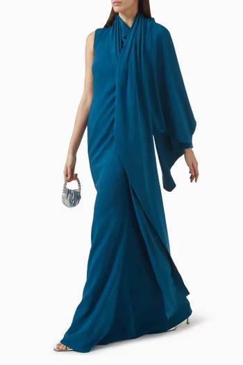 Nguyet Nga Dress in Velvet-cotton