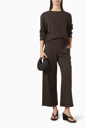 Round-neck T-shirt in Cotton-knit