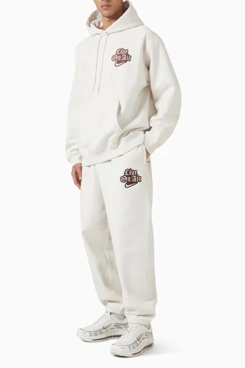 بنطال بشعار سولو بحواف مطاطية صوف