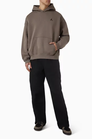 كنزة بغطاء رأس بروكلين فضفاضة صوف