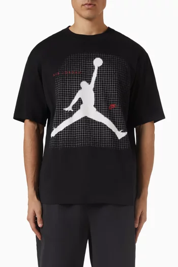 تي شيرت بطبعة قطن