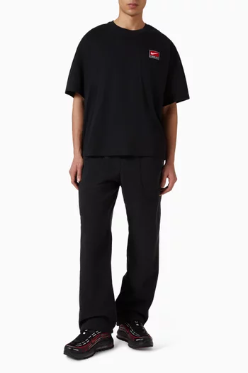 Logo Boxy T-shirt in Cotton