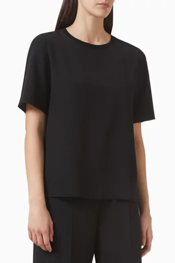 Rubin Top in Silk Crepe