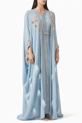 طقم فستان بحزام، قطعتان