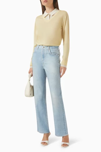 Anne Polo Sweater in Wool