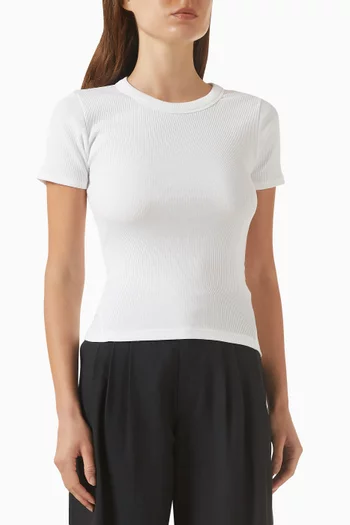 تي شيرت ذا إسنشال قطن مضلع