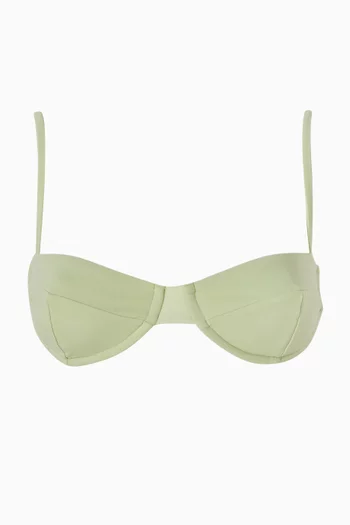 قطعة بيكيني علوية بتصميم كلاسيكي قابل للتعديل