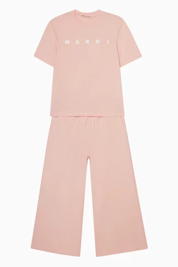 بنطال رياضي بقصة ساق واسعة صوف