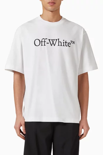 تي شيرت بوكيش سكيت بشعار الماركة بحجم كبير قطن