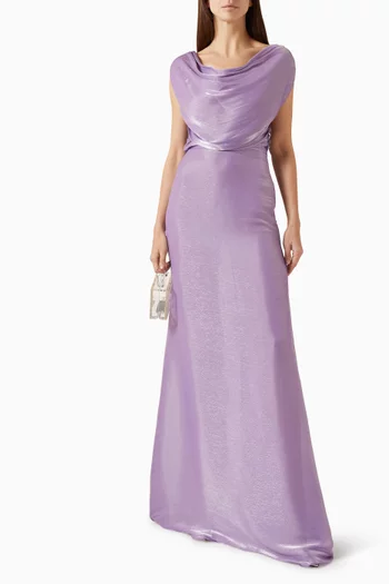 فستان كوربس ليبر بفتحة رقبة مطوية