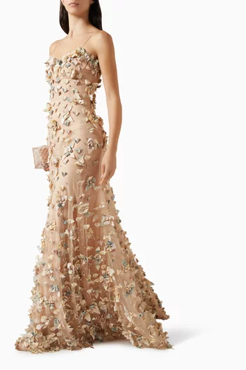 فستان ليترايه اه سوي مطرز