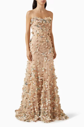 فستان ليترايه اه سوي مطرز