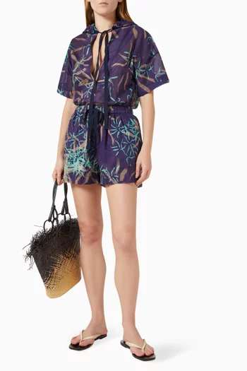 Lazaretto Mini Kaftan in Cotton Voile