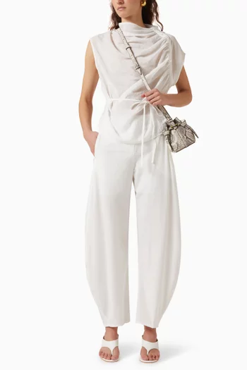 Brooke Barrel-leg Technical Pants