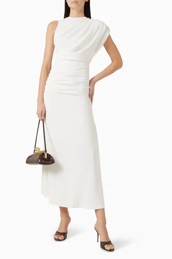 Martu Asymmetric Draped Dress