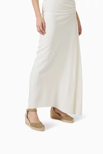 صندل كارول بكعب ويدج 70 مم قنب