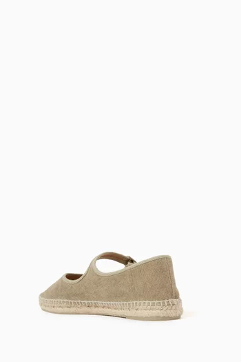 Padua Espadrille Flats in Canvas