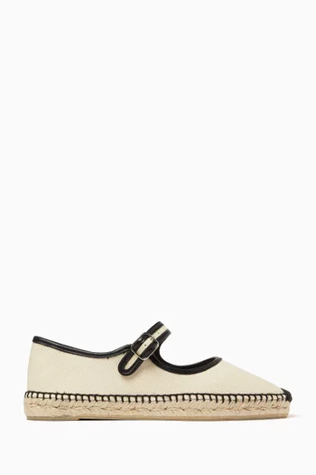 Padua Espadrille Flats in Canvas