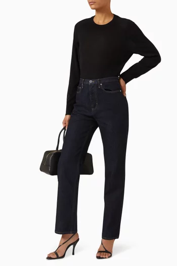 سترة ديتو بفتحة رقبة مستديرة كشمير