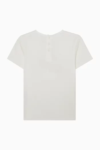 تي شيرت بشعار الماركة قطن