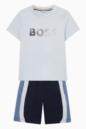 تي شيرت بشعار الماركة قطن جيرسيه