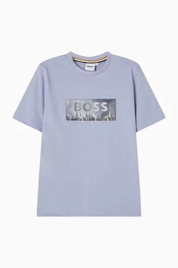 Logo T-shirt in Cotton-jersey