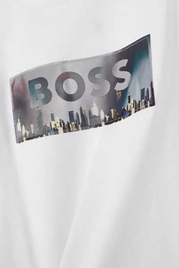 Logo T-shirt in Cotton-jersey