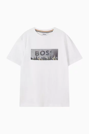 Logo T-shirt in Cotton-jersey