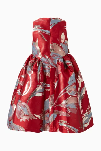 Gathered Hip Midi Dress