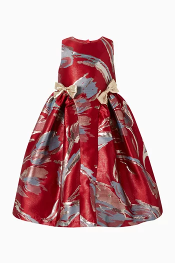 Gathered Hip Midi Dress