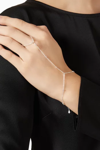 Candice Hand Chain in Sterling Silver