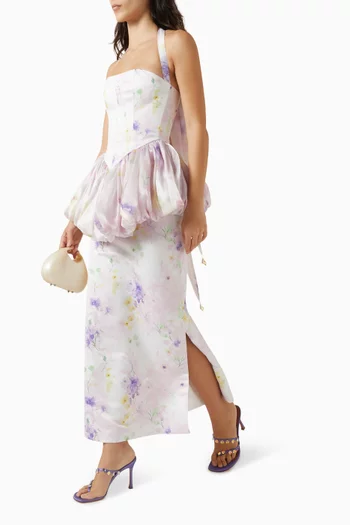 Blossom Skirt in Satin