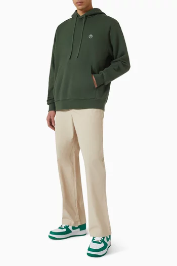 سويت شيرت بغطاء رأس وحياكة قطن