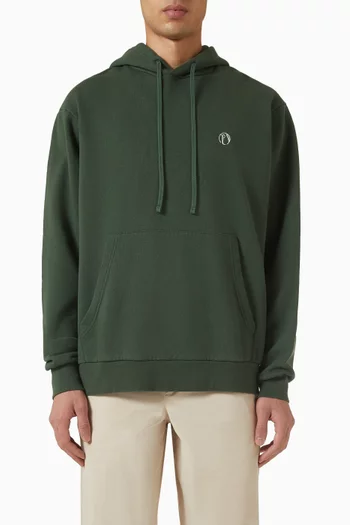 سويت شيرت بغطاء رأس وحياكة قطن