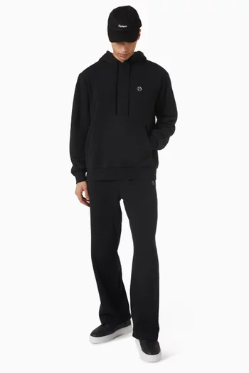 سويت شيرت بغطاء رأس وحياكة قطن