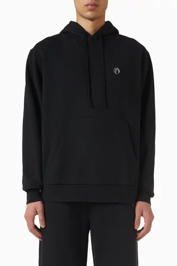 سويت شيرت بغطاء رأس وحياكة قطن