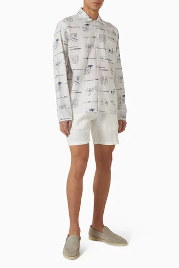 قميص صن شاين قطن وكتان