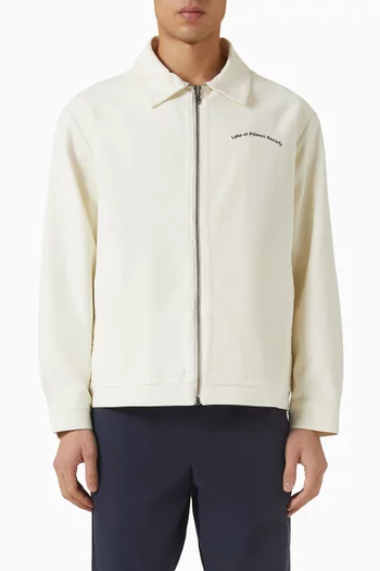 Lake Zip Jacket in Cotton Twill