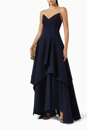 Strapless Dress in Denim