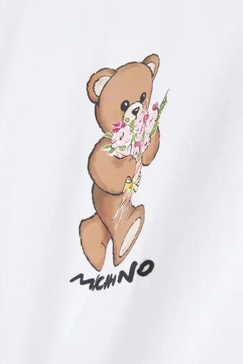Teddy Logo T-shirt in Cotton Jersey